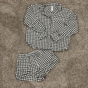 Black and White Checkered Pajamas